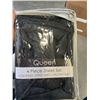Image 3 : BRAND NEW BLACK BAMBOO LUX ULTRA SOFT QUEENSIZE SHEET SET - COOLING AND HEALTHCARE APPROVED - EXTRA 