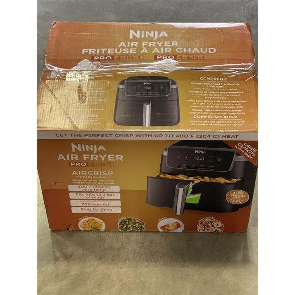 NINJA 4-IN-1 5QT AIR FRYER PRO - TESTED WORKING, RETAIL $149