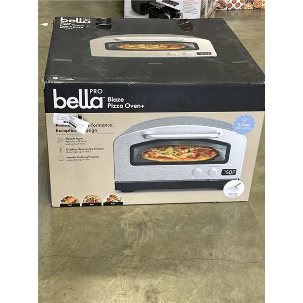 BELLA PRO BLAZE PIZZA OVEN - TESTED WORKING, RETAIL $799