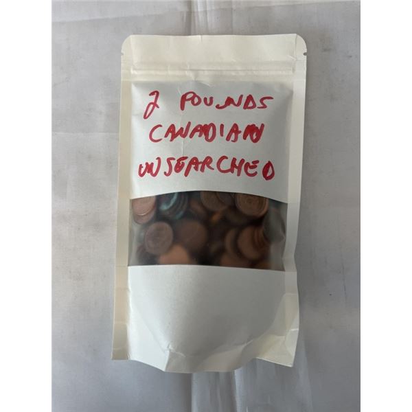 2 LBS CANADIAN PENNIES