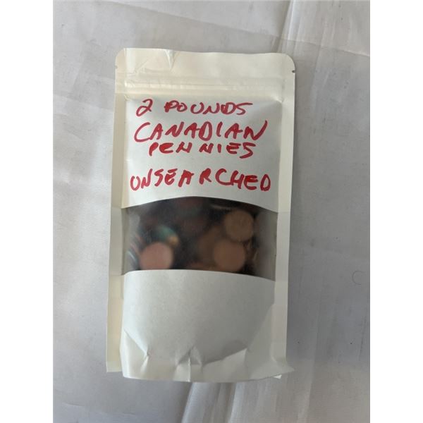 2 LBS CANADIAN PENNIES