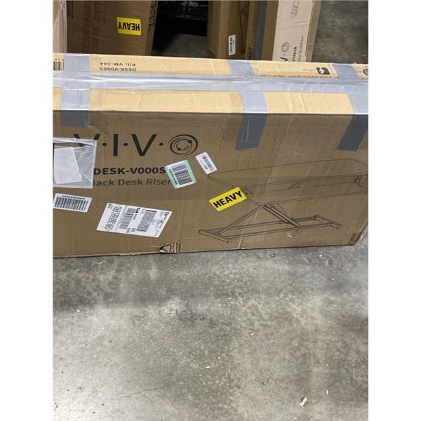 VIVO BLACK DESK RISER