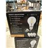 Image 4 : 6 BOXES OF NEW EDISON LIGHT BULBS, 6 PER BOX, LED, 600 LUMENS, 20,000 HOURS, NON-DIMMABLE
