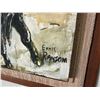 Image 6 : Original Artwork on Canvas, Bullfight Mixed Media by Ernie Ransom, 30" x 48" Framed