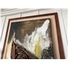 Image 8 : Original Artwork on Canvas, Bullfight Mixed Media by Ernie Ransom, 30" x 48" Framed