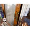 Image 10 : Wooden Locking Curio Cabinet w/ Glass Door & Shelves 40" x 12" x 77"H (contents not included)
