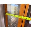 Image 17 : Wooden Locking Curio Cabinet w/ Glass Door & Shelves 40" x 12" x 77"H (contents not included)