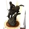 Image 1 : Mountain Man Sculpture by Frederic Remington on Base 21"H