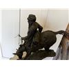 Image 3 : Mountain Man Sculpture by Frederic Remington on Base 21"H