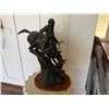 Image 5 : Mountain Man Sculpture by Frederic Remington on Base 21"H