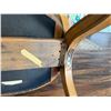 Image 14 : Qty 2 Drexel Curved Wooden Chairs w/ Upholstered Backs & Seats 23" x 20" x 25"H