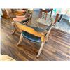 Image 4 : Qty 2 Drexel Curved Wooden Chairs w/ Upholstered Backs & Seats 23" x 20" x 25"H