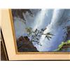 Image 6 : Original Painting on Canvas, Waterfalls Hana Maui by Furuike '80, 29.75" x 41.75" Framed