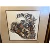 Image 2 : Hawaiian Musicians Watercolor Artwork by Allen Akina, Signed 1972, 24" x 27", Framed
