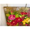 Image 2 : Oil on Canvas Painting, Hibiscus Flowers by Tatsuo Ito, 24" x 34"