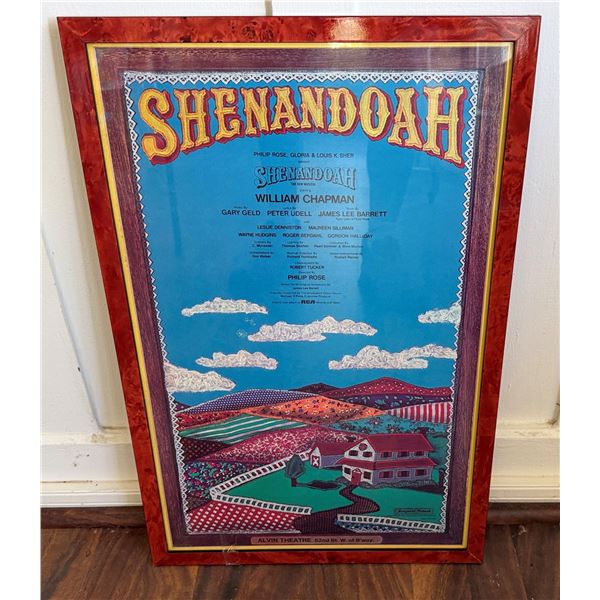 Shenandoah Musical Movie Poster,15" x 24", Framed