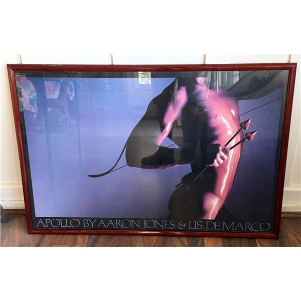 Apollo Print by Aaron Jones & Lis DeMarco 38" x 26", Framed