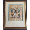 Image 1 : Egyptian Deities Artwork 14" x 18", Framed & Matted
