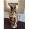 Image 19 : Qty 2 Tall Asian Vases: Dragon & Scenic w/ Ceramic Jar w/ Knotted Lid, Misc Sizes