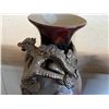 Image 9 : Qty 2 Tall Asian Vases: Dragon & Scenic w/ Ceramic Jar w/ Knotted Lid, Misc Sizes