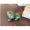 Image 11 : Qty 2 Lion Book Ends, Lion Sculpture & Guardian Lion Foo Dog on Base, Misc Sizes