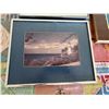 Image 2 : Qty 3 Framed Photographic Images: Whales, Lighthouse & Yacht Harbor