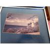 Image 3 : Qty 3 Framed Photographic Images: Whales, Lighthouse & Yacht Harbor