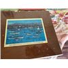 Image 8 : Qty 3 Framed Photographic Images: Whales, Lighthouse & Yacht Harbor