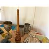 Image 7 : Misc Décor: Nutcracker, Metal Steins & Wine Goblet, Cannon, Animal Figurines, etc Misc Sizes