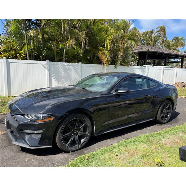 2019 Ford Mustang, Lic. TZV292, 16271 Miles (Starts & Runs, See Video)