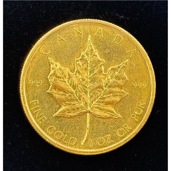 1979 1 Oz. Canadian .999 Fine Gold Maple Leaf $50 Coin