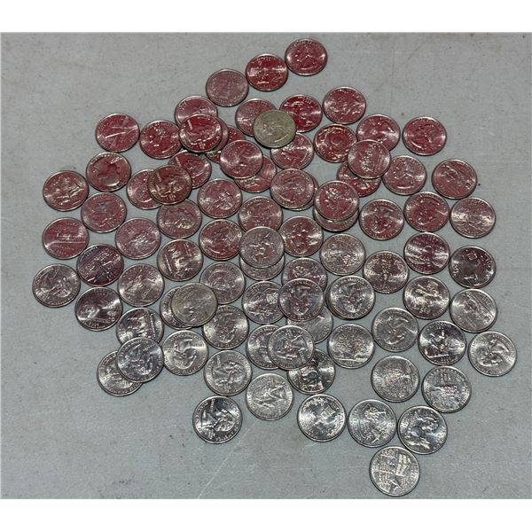 Lot of Assorted US 50 State Program Quarters