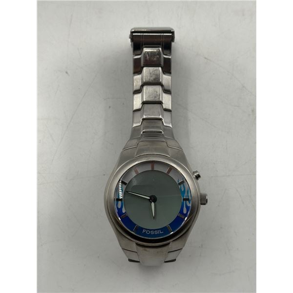 Fossil Big Tic Blue Flame Watch