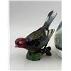 Image 2 : Geode, Art Glass, & Bird Planter