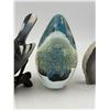 Image 3 : Geode, Art Glass, & Bird Planter