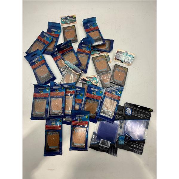 Lot of Assorted Magic: The Gathering Cards & Card Holders