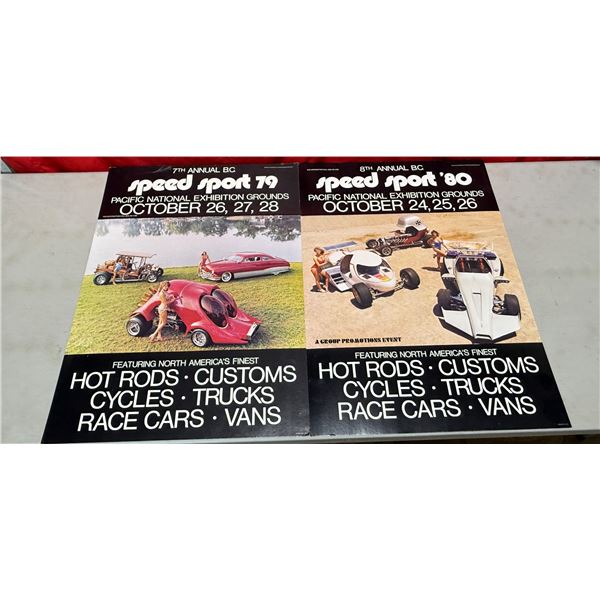 Speed Sport '79 & '80 Advertising Posters
