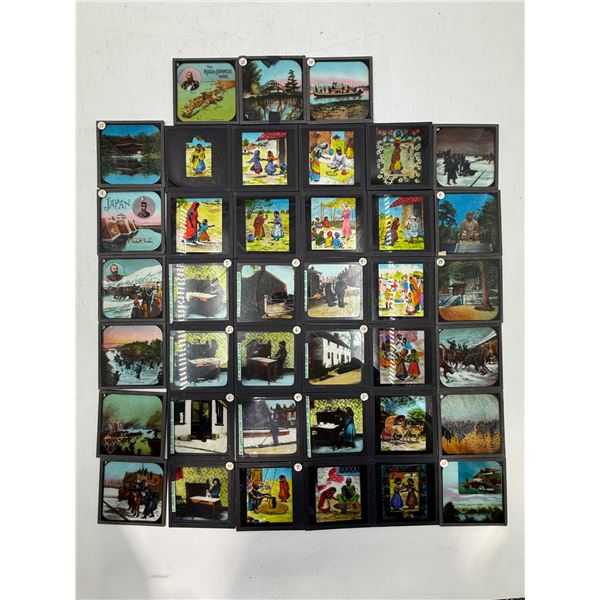 Lot of Assorted VTG Magic Lantern Slides
