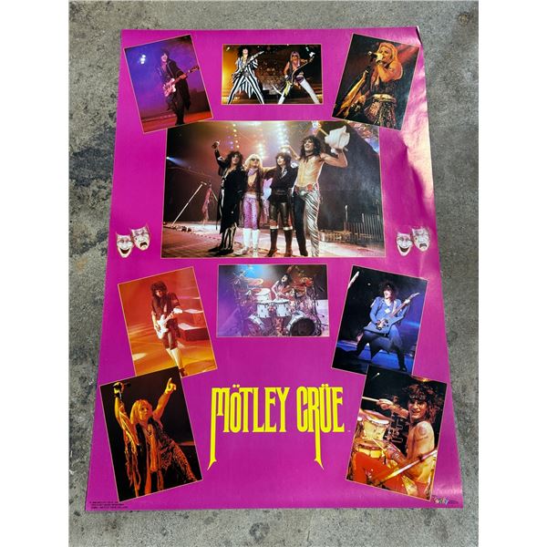 1980s Motley Crue Poster
