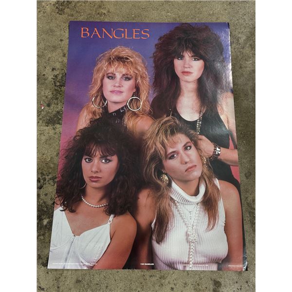 1980s Bangles Poster