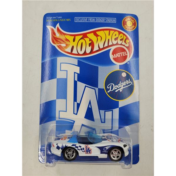 Sealed LA Dodgers Baseball Hot Wheel