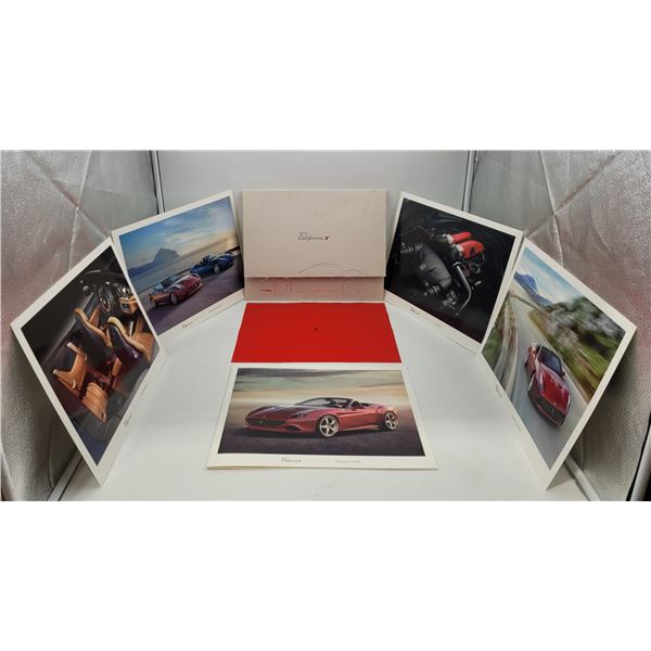 Lot of Ferrari California T Prints w/ Car Details on Back