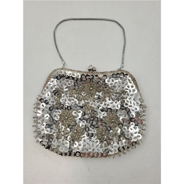 VTG Beaded Sequin Handbag