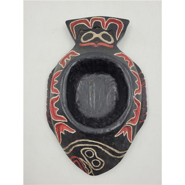 Handcrafted Wooden Fish Bowl