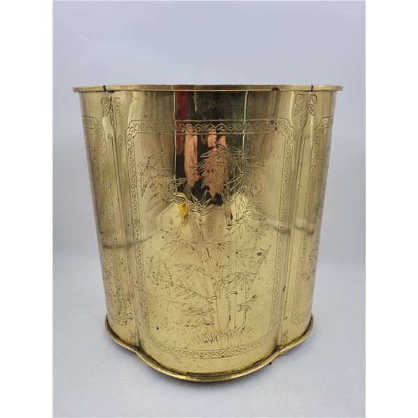 VTG Brass Waste Basket