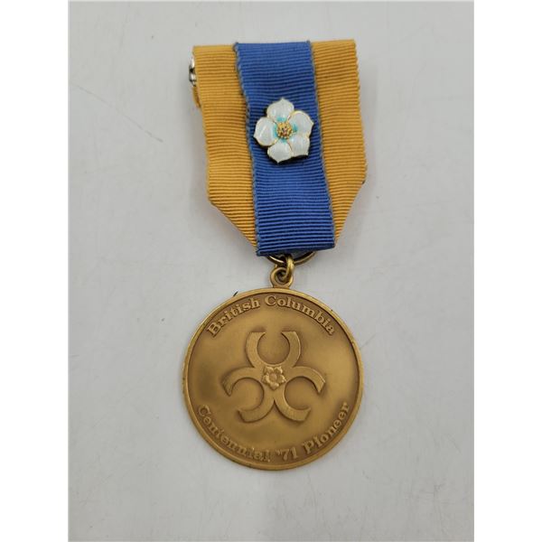 1971 British Columbia Pioneer Medallion