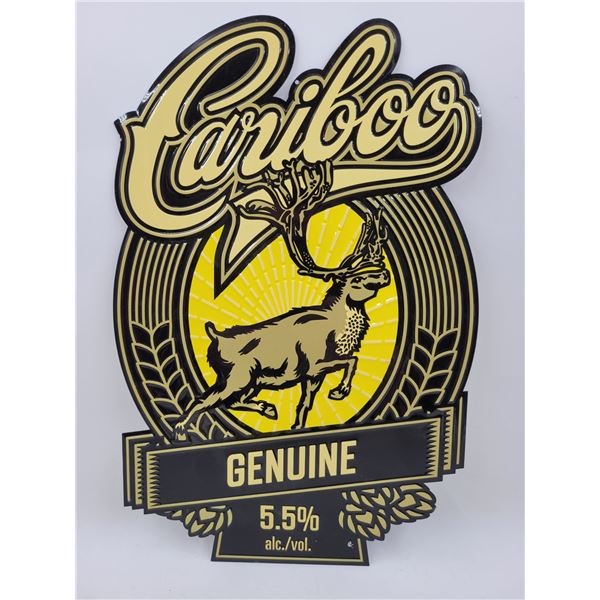 Embossed Metal Cariboo Brewing Sign