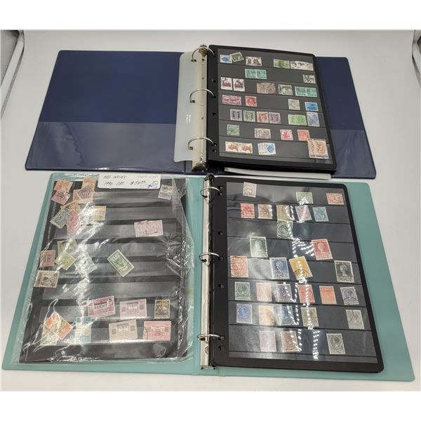 2 Binders of Assorted World Stamps