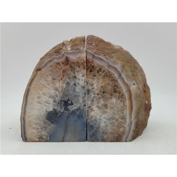 Pair of Geode Bookends
