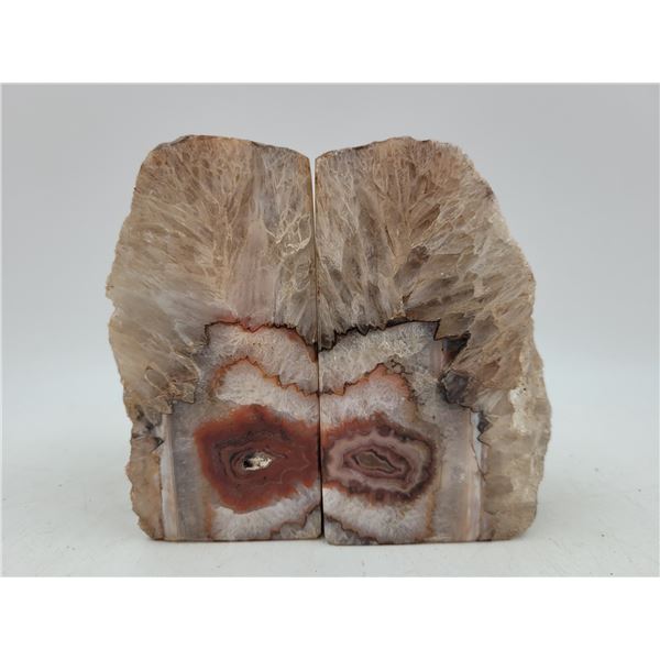 Pair of Geode Bookends